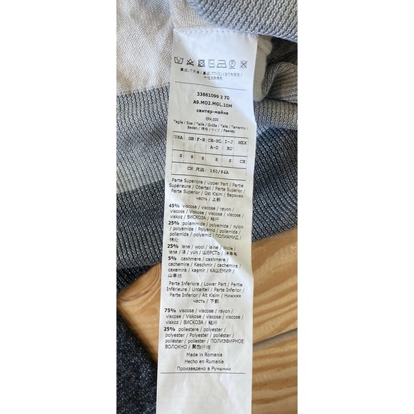 NWT MARELLA SPORT Ribbed Knit Turtleneck Sweater S - Picture 6 of 10